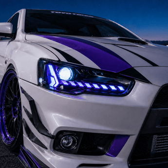 08 - 18 Mitsubishi Lancer / EVO LED RGB Projector Headlights Assembly With Sequential Turn SignalHeadlights08 - 18 Mitsubishi Lancer / EVO LED RGB Projector Headlights Assembly With Sequential Turn Signal2008 - 2013 - mitsubishi - lancer - de - 4 - door - sedan - 2 - 0l - l4 - gas - esi85824772008 - 2018 - Mitsubishi - EVO - fqsr - 177174921032008 - 2018 - Mitsubishi - Lancer - fqsr - 17717491505