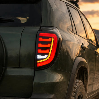 Prismbeam 2009-2012 Toyota RAV4 Smoked Red LED Tail Lights – Installed Tail Light Cover