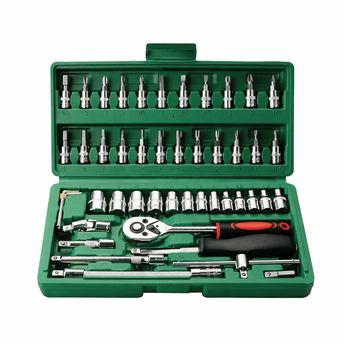 46pc Mechanics Socket & Ratchet Tool Set46pc Mechanics Socket & Ratchet Tool Set