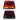 moked LED tail lights shown illuminated and unlit on a clean white background.
