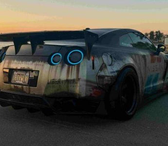 nissan gtr tail lights modification