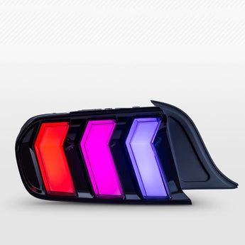 different light colors of Ford Mustang 2015-2023 Tail lights