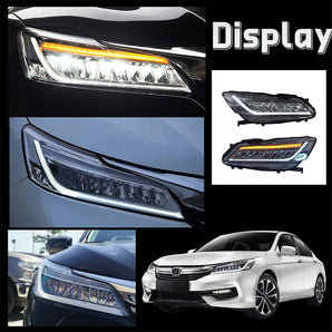 Honda Accord 9th Generation 2015-2017 LED Headlights