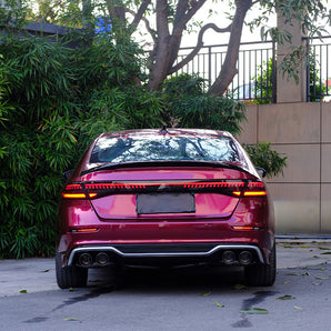 shows how Honda Accord tail lilghts look in a car