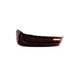 Suitable for BMW 3 Series G20 19-24 smoked tail lights