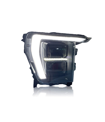 Ford F150 LED Headlights with light on