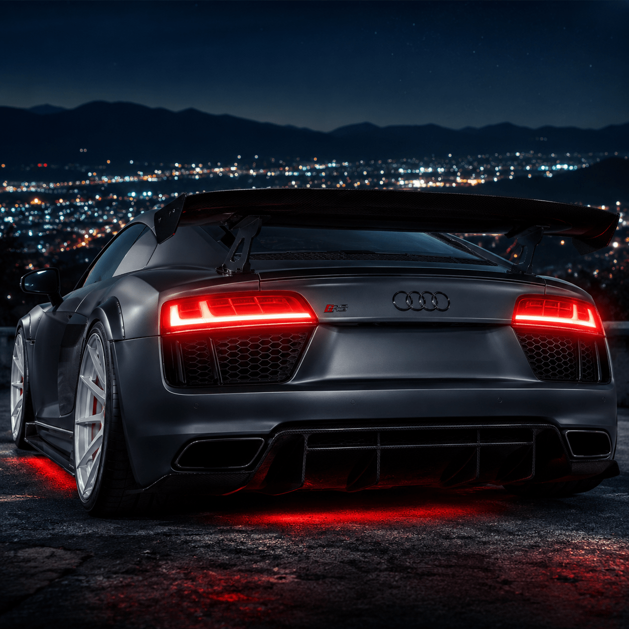 2007 Audi R8 Rear Light PrismBeam® 2008-2016 Audi R8 LED Tail Lights Clear White – PrismBeam