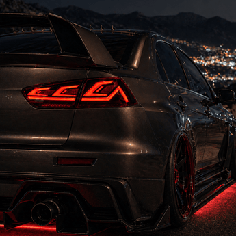 08 - 18 Mitsubishi Lancer / EVO LED Smoked Red Halo Tail Lights Assembly With Sequential Turn SignalTail Lights08 - 18 Mitsubishi Lancer / EVO LED Smoked Red Halo Tail Lights Assembly With Sequential Turn Signal2008 - 2013 - mitsubishi - lancer - de - 4 - door - sedan - 2 - 0l - l4 - gas - esi85824772008 - 2018 - Mitsubishi - EVO - fqsr - 177174921032008 - 2018 - Mitsubishi - Lancer - fqsr - 17717491505