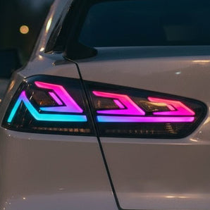 08 - 18 Mitsubishi Lancer / EVO RGB Halo Tail Lights Assembly With Sequential Turn SignalTail Lights08 - 18 Mitsubishi Lancer / EVO RGB Halo Tail Lights Assembly With Sequential Turn Signal2008 - 2018 - Mitsubishi - EVO - fqsr - 177174921032008 - 2018 - Mitsubishi - Lancer - fqsr - 17717491505Digital