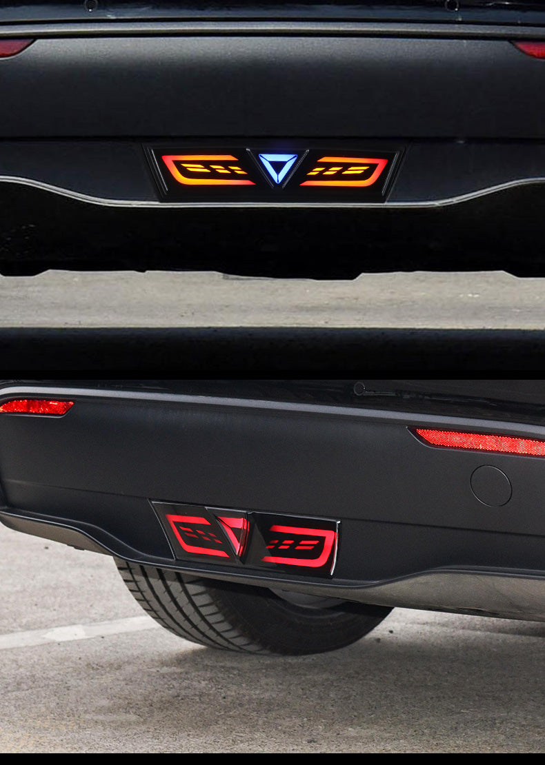  led tail light bars with different color light 