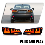 Lexus RGB Tail lights look on a car