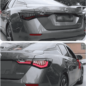 Nissan Sylphy/Sentra 20-22 tail lights (smoke + red) - Pair (Left+Right)