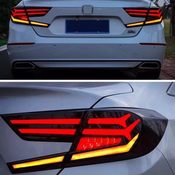 fishbone style Honda Accord Tail lights on zoom in view