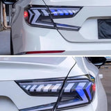 Honda Accord Tail lights effect in a car