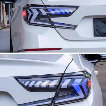 Honda Accord Tail lights effect in a car