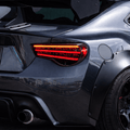 2012-2020 Toyota GT86/Subaru BRZ/Scion FR-S Smoke Red Halo LED Tail Lights Assembly With Sequential Turn Signal