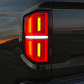 2014-2021 Toyota Tundra Smoked White LED Tail Lights Assembly With Sequential Turn Signal
