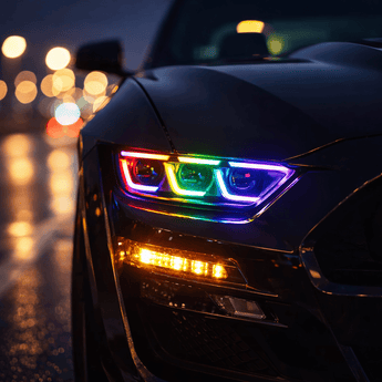 15 - 17 Ford Mustang RGB LED Projector Headlights AssemblyHeadlights15 - 17 Ford Mustang RGB LED Projector Headlights AssemblyFordFord Mustang 2015 - 2017Headlights