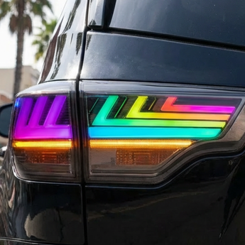 15 - 20 Toyota Highlander RGB LED Tail Lights Assembly With Sequential Turn SignalTail LightsPrismBeam 2015 - 2020 Toyota Highlander RGB LED Tail Lights Set2015 - 2020 - Toyota - Highlander - fqsr - 17717513520RGBT2