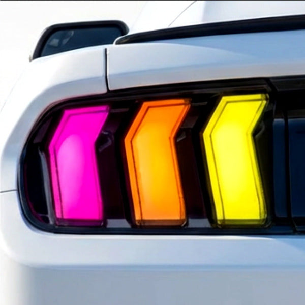 15 - 23 Ford Mustang S550 5 - Mode Smoked RGB LED Tail Lights Assembly With Sequential Turn SignalTail LightsPrismBeam | 2015 - 2023 Ford Mustang S550 5 - Mode RGB LED Tail Lights Set2015 - 2023 - Ford - Mustang - fqsr - 17717481583FordFord Mustang 2015 - 2023
