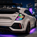 2016-2021 Honda Civic 10th Hatchback RGB LED Tail Lights Assembly With Sequential Turn Signal