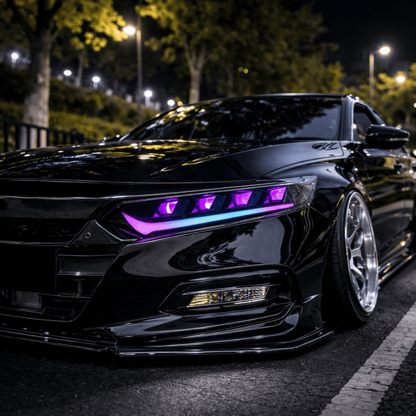 18 - 22 Honda Accord 10th Gen Sedan RGB LED Projector Headlights Assembly With Sequential Turn SignalHeadlights18 - 22 Honda Accord 10th Gen Sedan RGB LED Projector Headlights Assembly With Sequential Turn Signal2018 - 2022 - Honda - Accord - fqsr - 17717490330HeadlightsHonda