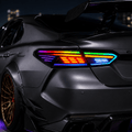 2018-2024 Toyota Camry RGB Rectilinear LED Tail Lights Assembly With Sequential Turn Signal