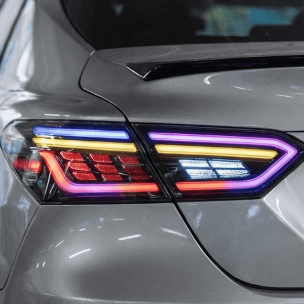 18 - 23 Toyota Camry RGB Rectilinear LED Tail Lights Assembly With Sequential Turn SignalTail LightsPrismBeam | 2018 - 2023 Toyota Camry Rectilinear LED Tail Lights Set2018 - 2023 - Toyota - Camry - fqsr - 17717485465Sedan/FamilySequential