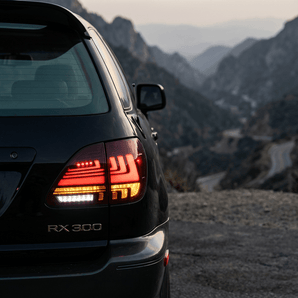 1998 - 2002 Lexus RX300 LED Tail Lights Assembly With Smoked WhiteTail LightsPrismBeam 1998 - 2002 Lexus RX300 Smoked LED Tail Lights SetEuro/LuxuryLexusLexus RX300 1998 - 2002