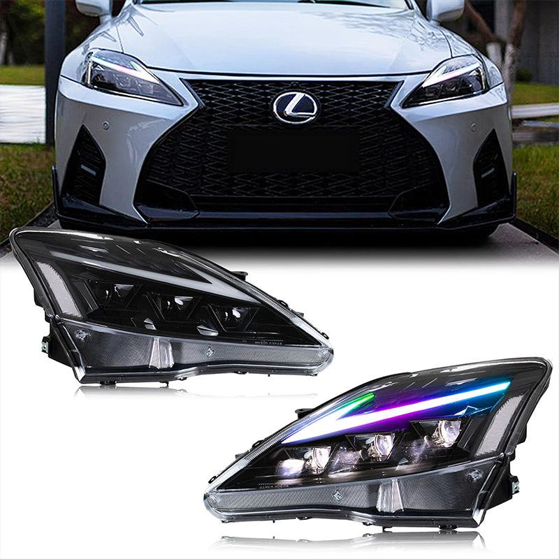 Lexus headlights signal light on and off