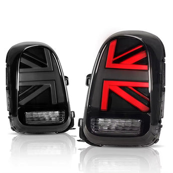 BMW Mini Cooper LED tail lights on and off