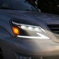 2003-2009 Lexus GX470 Triple Projector LED Headlights Assembly With Sequential Turn Signal