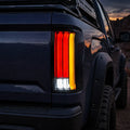2007-2013 Toyota Tundra Smoked Red LED Tail Lights Assembly With Sequential Turn Signal