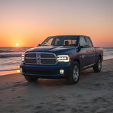 2010 Dodge Ram 1500 海滩日落