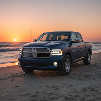 2010 Dodge Ram 1500 海滩日落