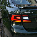 2011-2013 Toyota Corolla Smoked Red LED Tail Lights Assembly With Sequential Turn Signal