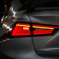 2014-2020 Lexus IS250/300 Smoked Red LED Tail Lights Assembly With Sequential Turn Signal
