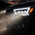 2014-2024 Toyota 4Runner Triple Projector LED Headlights Assembly With Switchback DRL
