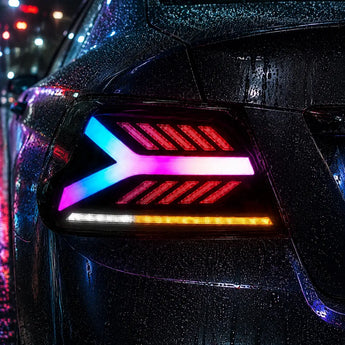 2015-2021 Subaru WRX STI VA Smoke RGB Fishbone Sequential LED Tail Lights – Main Product View