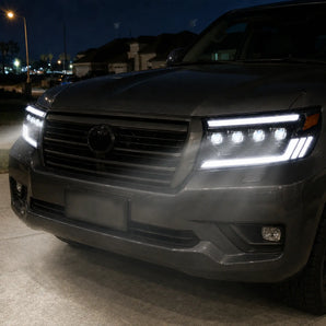 2016-2021 Toyota Land Cruiser 200 Quad Projector LED Headlights Assembly With Sequential Turn Signal