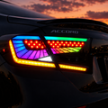 2018-2022 Honda Accord Sedan Starry Sky RGB LED Tail Lights Assembly