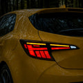 2019-2026 Toyota Corolla Hatchback & 2023-2026 GR Corolla Smoked White LED Tail Lights Assembly With Sequential Turn Signal