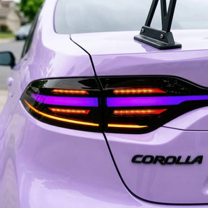 2020-2026 Toyota Corolla Sedan RGB Through-Style LED Tail Lights Assembly With Sequential Turn Signal