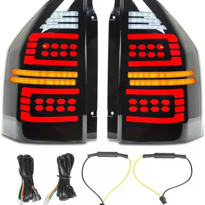 Mitsubishi Pajero V73 09-22 LED Smoked Tail Lights - Pair (Left+Right)