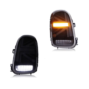 BMW on and off Mini Cooper LED tail lights with lilght