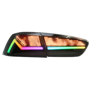 Suitable for Mitsubishi Lancer/evo 08-18 RGB Tail Lights - 30 Digital Patterns