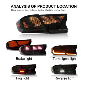 Honda Accord Gen 10th 18-22 RGB Digital Tail Lights - Pair (Left+Right)