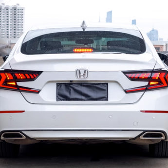 Honda Accord Tail lights look in a car