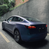 TESLA led tail lamp look on a car