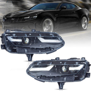 Chevrolet Camaro 19-23 1LS/1LT/2LT/3LT/LT1 LED Headlight - Pair (Left+Right)
